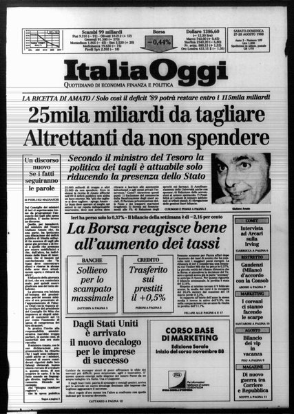 Italia oggi : quotidiano di economia finanza e politica